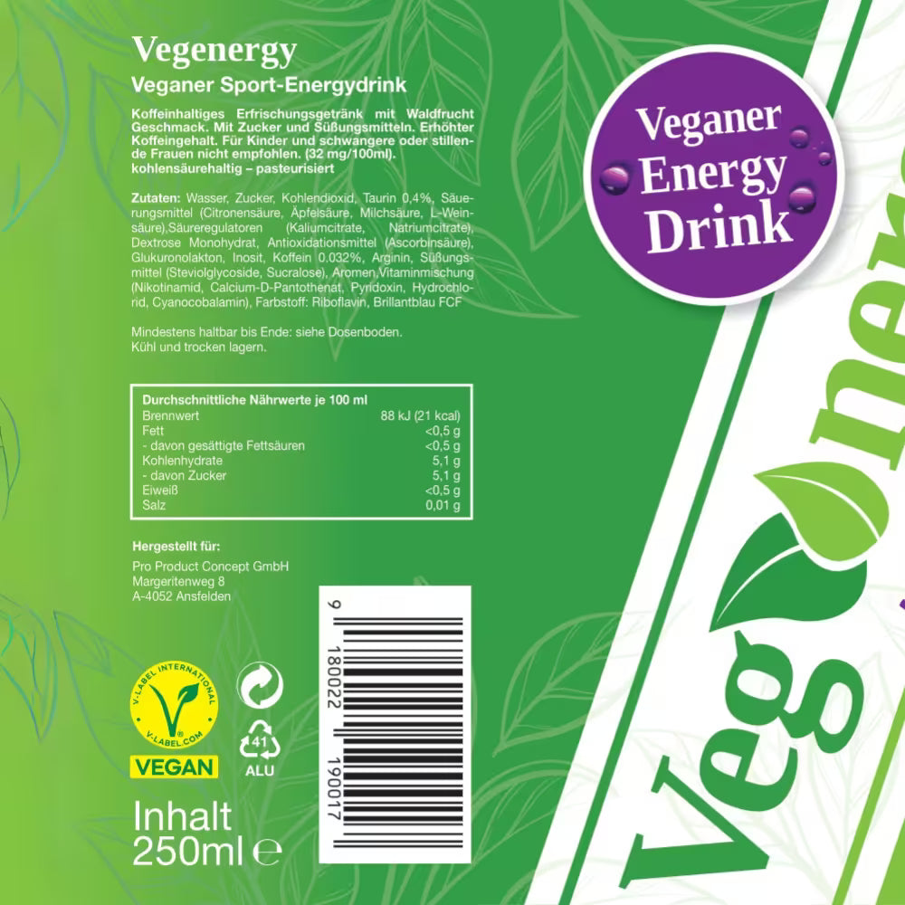 Vegenergy - 4er Starterbox (4x250ml)